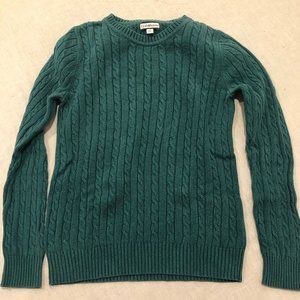M Croft & Barrow Green Sweater